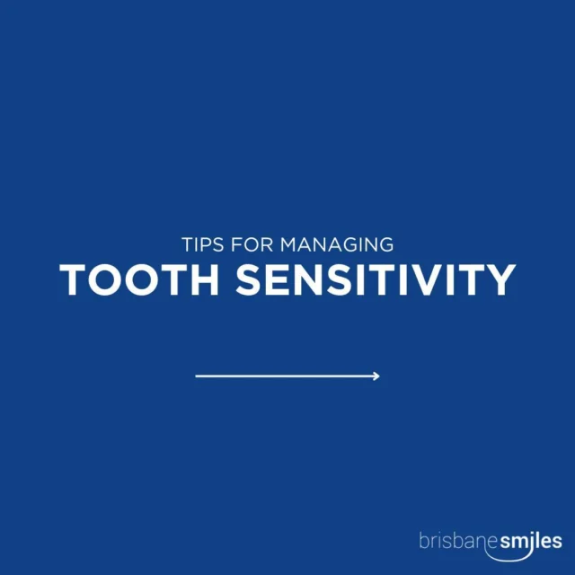 If you struggle with tooth sensitivity, try these tips to find relief:

💙 Use toothpaste recommended by Brisbane Smiles, formulated for sensitive teeth.
💙 Avoid acidic foods and drinks.
💙 Consult Brisbane Smiles to rule out any underlying dental problems.

Regular dental check-ups are essential for maintaining optimal oral health and addressing sensitivity concerns promptly. 

Book your appointment today via the link in our bio or call our team on 3870 3333 ✨

#dentist #brisbanesmiles #sensitiveteeth