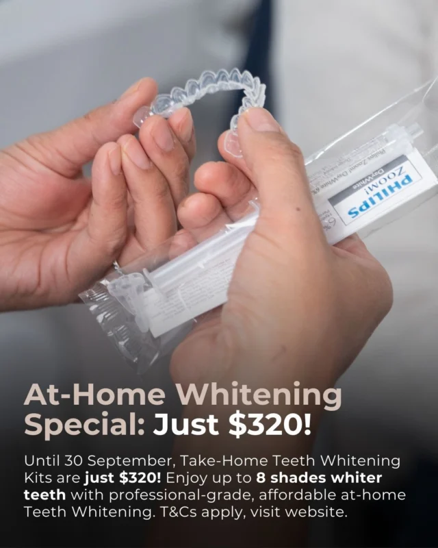 Have a special event coming up or want a Springtime refresh? ✨

Brighten your smile from the comfort of your home with our professional Take-Home Teeth Whitening Kits, now available for a special price of $320 (originally $450)!

Achieve up to 8 shades whiter teeth in just 1–2 weeks with custom-fitted, reusable trays and professional-grade whitening gel, guided by your Oral Health Professional.

Offer valid for EXISTING PATIENTS ONLY 👉 Book your complimentary Whitening Consult today: link in bio.

#teethwhiteningspecial #brisbanedentist #teethwhiteningbrisbane

*Suitability assessed in consultation. Treatment risks may apply; suitability varies. A full exam, consultation, and informed consent are required. View full T&Cs on our website.

⚠️Treatment outcomes differ for each individual and cannot be guaranteed. All photos and videos feature actual patients and are for informational purposes only. All surgical or invasive procedures carry risks. Before proceeding, consult a qualified health practitioner and seek a second opinion. Go to bsmiles.au/txinfo to learn about potential risks and important treatment considerations.