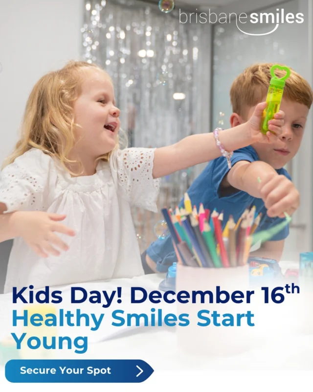 Our October Kids Day filled up quickly, so be sure to get in fast and secure your spot for December 16th, 2025! This will be a fun-filled day where your little ones will enjoy engaging activities and learn essential dental health tips. 

Here is what you can expect at our Kids Day:
🧚 Gentle and educational Check-Up and Clean appointments
🖌️ Fun activities and prizes to keep your little one entertained
✅ A hassle-free Dental Visit that's actually fun!

For this day only:
- Children 10 years & under: Covered by Health Fund Rebate or just $50 if not covered by a Health Fund or CDBS
- Children 10+: Special discounted children's rates apply

Spots are filling fast - contact us today at 3870 3333 or visit the link in our bio to secure your child's place. 

#BrisbaneSmiles #KidsDay #ChildrensDentistry

⚠️Treatment outcomes differ for each individual and cannot be guaranteed. All photos and videos feature actual patients and are for informational purposes only. All surgical or invasive procedures carry risks. Before proceeding, consult a qualified health practitioner and seek a second opinion. Go to bsmiles.au/txinfo to learn about potential risks and important treatment considerations.