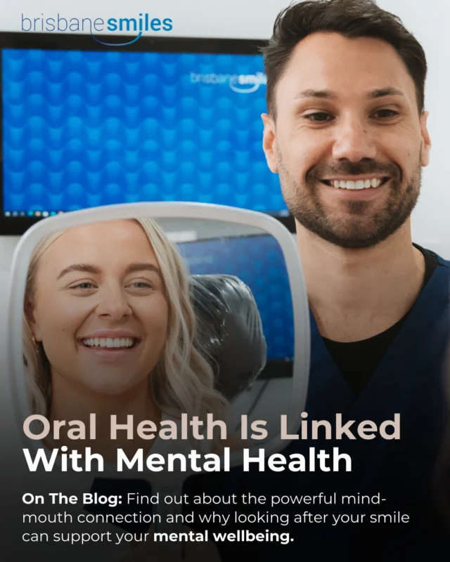 As part of Queensland Mental Health Week, we are highlighting the mind-mouth connection. 🧠🦷
Did you know that taking care of your oral health can support your mental well-being? Chronic stress and anxiety can show up in the mouth before we even realise it is affecting us.
Learn more about reducing stress-related dental concerns and establishing healthy habits that support daily routines for a healthy mouth and mind in our latest blog - link in bio 💙
#brisbanesmiles #brisbanedentist #qldmentalhealthweek
⚠️ Treatment outcomes differ for each individual and cannot be guaranteed. All photos and videos feature actual patients and are for informational purposes only. All surgical or invasive procedures carry risks. Before proceeding, consult a qualified health practitioner and seek a second opinion. Go to bsmiles.au/txinfo to learn about potential risks and important treatment considerations.