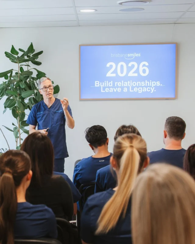 Build Relationships & Leave a Legacy in 2026 💙 What an amazing way to start the year at our Brisbane Smiles Team Launch Party! ✨ 

Our talented team came together to celebrate, connect, and set the tone for a year of excellence. The day was filled with inspiring talks, goal-setting, and discussions on how we will continue to deliver exceptional care, create meaningful connections, and leave a lasting impact through the smiles we transform.

Here's to a year of creating happy and healthy smiles for all 😁