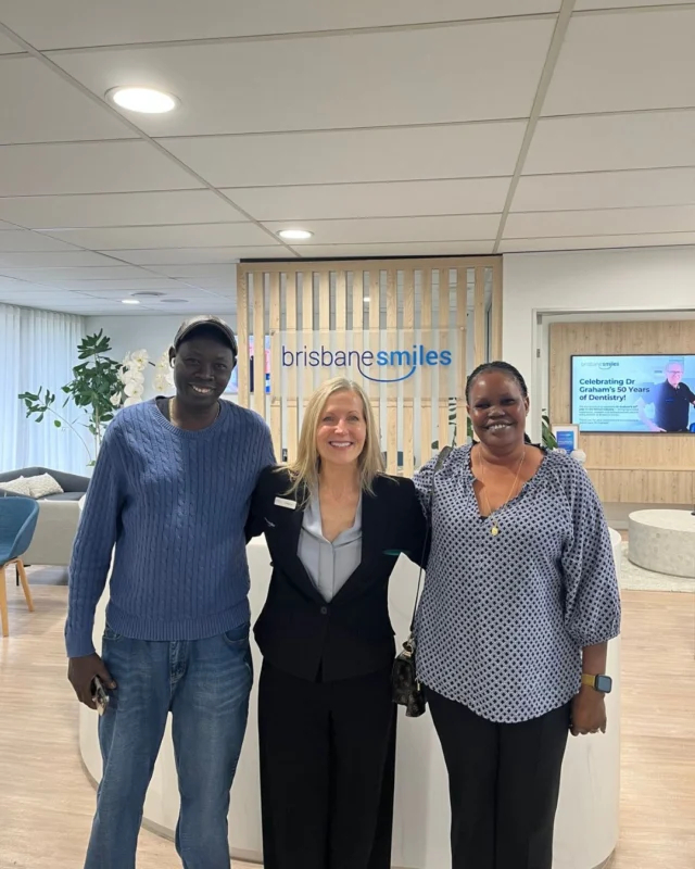 We had some very special visitors step into Brisbane Smiles recently! 🌟

We had the absolute pleasure of welcoming the parents of Australian sprinting star, Gout Gout. This beautiful connection started with a simple, heartfelt gesture from our bright and welcoming reception team member, Madonna. She wrote a card to Gout Gout’s brother, sharing just how proud our entire team is of Gout Gout’s remarkable achievements.

Hearing that her card found a proud place on their family fridge and that it led his parents to trust us with their smiles, truly warmed our hearts.

Building lasting relationships and providing compassionate, personalised care is at the heart of everything we do. Thank you for choosing Brisbane Smiles, we are incredibly honoured to look after your family! 💙✨

#brisbanesmiles #smilesofbrisbane
