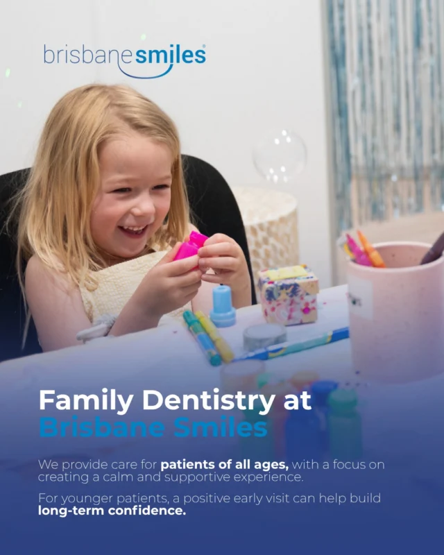 We provide dental care for patients of all ages, with a focus on creating a calm and supportive experience.

For younger patients in particular, a positive early experience can help build long-term confidence around dental care.

Our next Children's day is on Monday, July 6th. A fun, filled day designed to create smiles for our littlest of patients. Call 3870 3333 to book your child's appointment. 

#brisbanesmiles #checkupandcleans #childdentist #childrensdentistry #toothfairy 

⚠️ Treatment outcomes differ for each individual and cannot be guaranteed. All photos and videos feature actual patients and are for informational purposes only. All surgical or invasive procedures carry risks. Before proceeding, consult a qualified health practitioner and seek a second opinion. Go to bsmiles.au/txinfo to learn about potential risks and important treatment considerations.