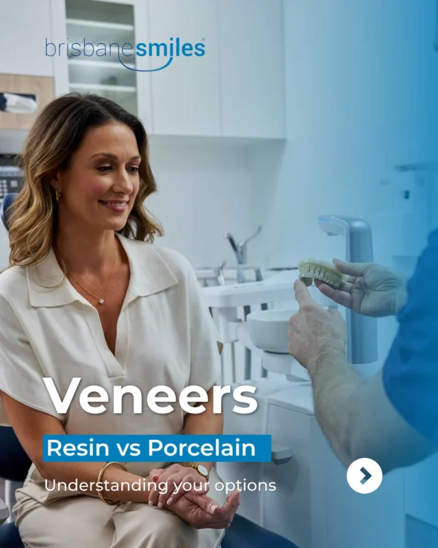 Resin and Porcelain Veneers are both common Cosmetic treatment options that are used to improve the appearance of teeth and your smile. However, they differ in material choice, longevity and suitability depending on your bite, long-term goals and budget.

The most appropriate option will depend on your goals, preferences and clinical considerations — which is why a personalised consultation is important. If improving your smile with Veneers is something you would like to explore, a complimentary consulation at Brisbane Smiles can help give you some clarity at your best options. 

Book online or call our friendly team via 3870 3333 or visit us online at bsmiles.au

#brisbanesmiles #porcelainveneers #porcelainveneersbrisbane #porcelaincrowns 

⚠️ Treatment outcomes differ for each individual and cannot be guaranteed. All photos and videos feature actual patients and are for informational purposes only. All surgical or invasive procedures carry risks. Before proceeding, consult a qualified health practitioner and seek a second opinion. Go to bsmiles.au/txinfo to learn about potential risks and important treatment considerations.