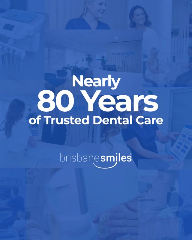 For nearly 80 years of trusted dental care in Brisbane. That's not a typo.

When you're trusting someone with your smile, experience matters. Our team has spent decades refining the craft, so you get care that's calm, precise and genuinely looking out for you.

Book your consult online, on our website www.bsmiles.au or call 3870 3333.

#brisbanesmiles #smilesofbrisbane #trustedcare #toowongdentist

⚠️ Treatment outcomes differ for each individual and cannot be guaranteed. All photos and videos are for informational purposes only. All surgical or invasive procedures carry risks. Before proceeding, consult a qualified health practitioner and seek a second opinion. Go to bsmiles.au/txinfo to learn about potential risks and important treatment considerations.
