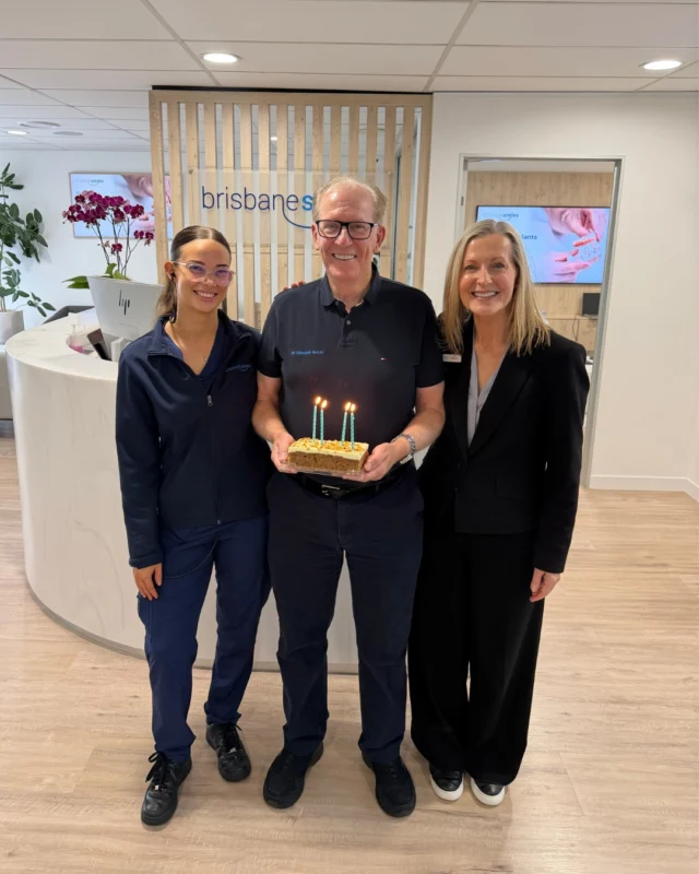 🎉 Happy Birthday Dr Graham! 🎉

Today we're celebrating Dr Graham McKay and wishing him a very happy birthday. Thank you for the care, kindness and expertise you bring to our patients, team and Brisbane Smiles community every day.

We hope your day is filled with plenty of reasons to smile and, of course, a slice of birthday cake 🎂